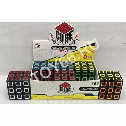 Кубик-Рубик 6 шт. в блоке 2188-11