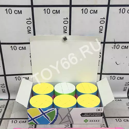 Кубик рубик Цилиндр 6 шт в блоке 2188-13-8802