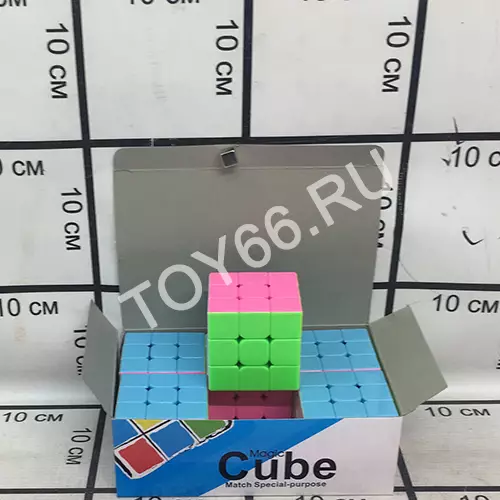 Кубик рубик 3х3 в блоке 6 шт 2188-3-301