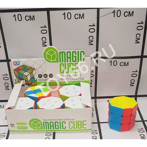 Кубик-рубик 6 шт в блоке 2188-562