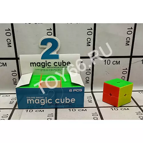 Кубик-рубик 6 шт. в блоке 2188-7