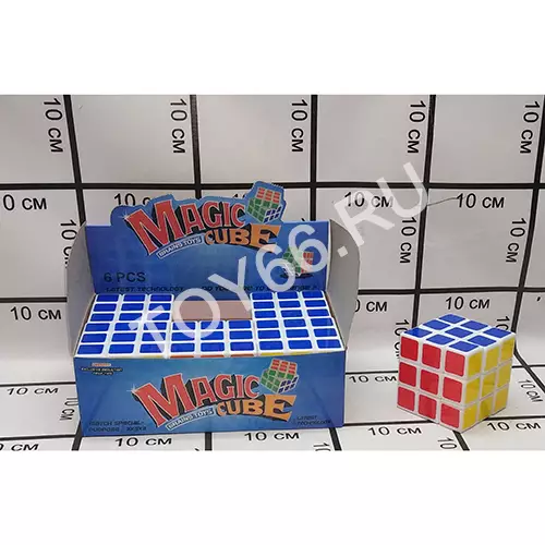 Кубик-рубик 6 шт в блоке 2188-8070