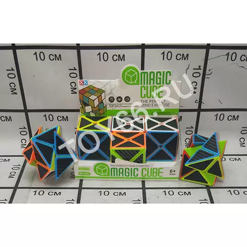 Кубик-рубик 6 шт в блоке 2188-8934-1