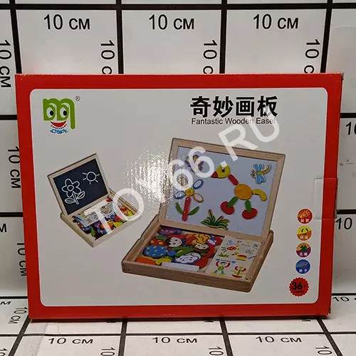 Доска для рисования+ набор магнитных игрушек 2407-3 Доска для рисования+ набор магнитных игрушек 2407-3