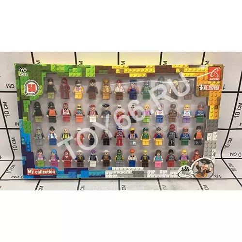 Фигурки Герои из кубиков 50 шт. в коллекции 25795ABCD