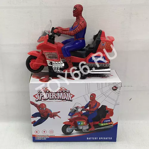 Мультгерой на мотоцикле