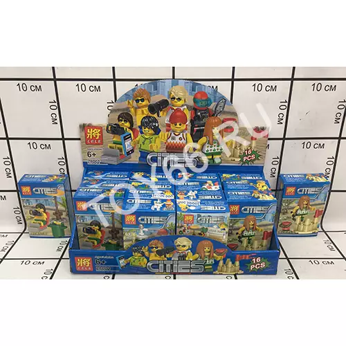 Конструктор Город 16 шт. в блоке 28001 Конструктор Город 16 шт. в блоке 28001