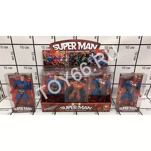 Фигурки Супергерои 12 шт. в блоке 283-30