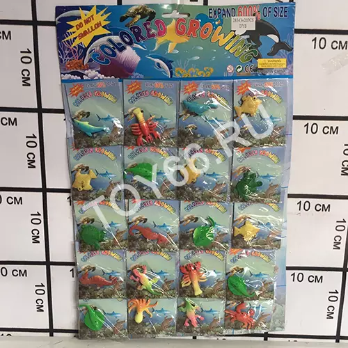 Морские животные 20 шт на блистере 28343