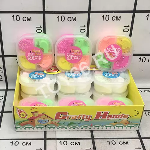 Лизун слайм 12 шт. в блоке 28397-9930