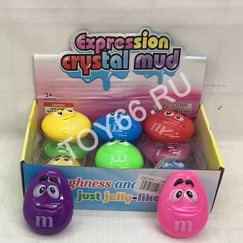 Лизун M&M 12 шт. в блоке 28398