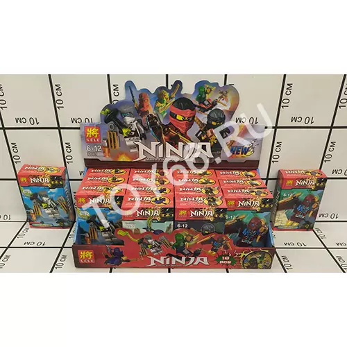 Конструктор Ниндзя 16 шт. в блоке 31005