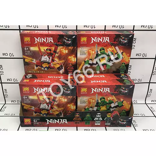Конструктор Ниндзя 8 шт. в блоке 31108