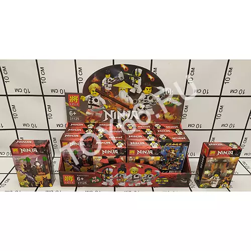 Конструктор Ниндзя 16 шт. в блоке 31125