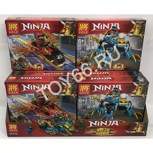 Конструктор Ниндзя 8 шт в блоке 31173