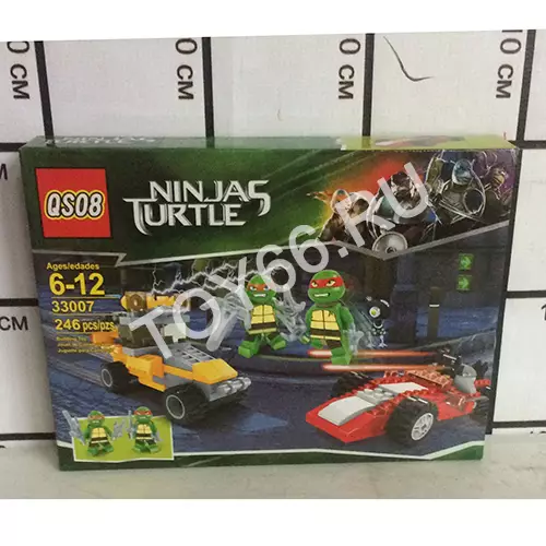 Конструтор » Черепашки Ниндзя » 246 деталей 33007