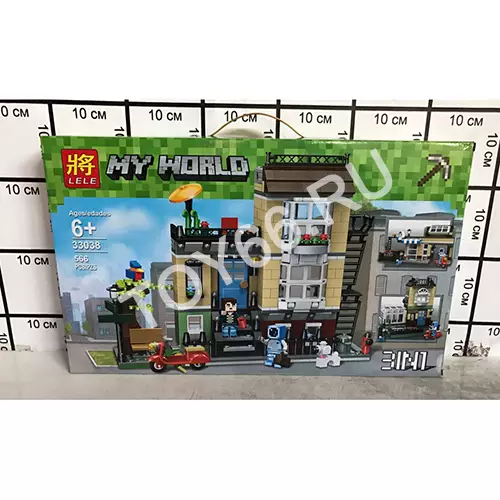 Конструктор Мой Мир 566 дет. 33038