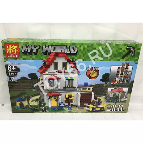 Конструктор Мой мир 738 Дет 33077