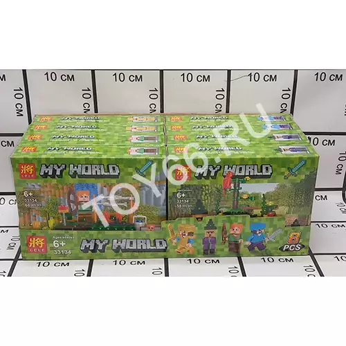 Конструктор Мой Мир 8 шт в блоке 33134