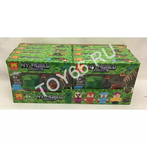 Конструктор Герои из кубиков 8 шт. в блоке 33169