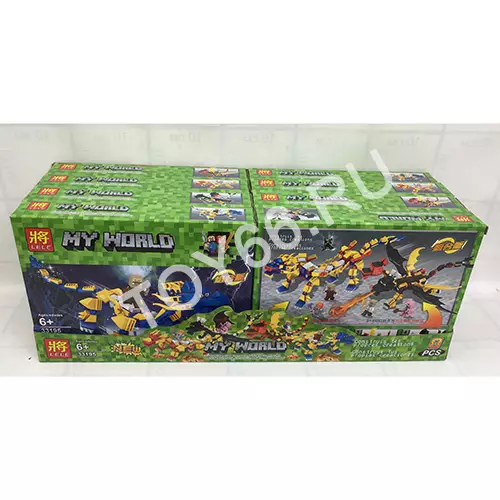 Конструктор Мой мир 8 шт в блоке 33195