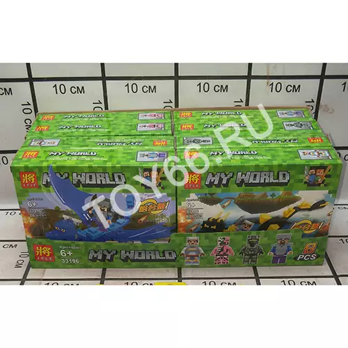 Конструктор Герой из кубиков 8 шт в блоке 33196