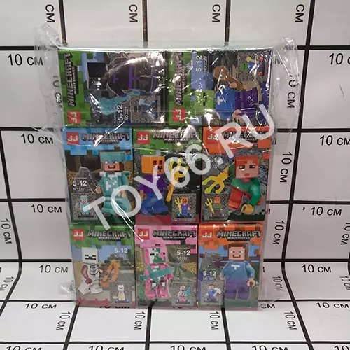 Конструктор Майнкрафт в уп 8 шт 3321