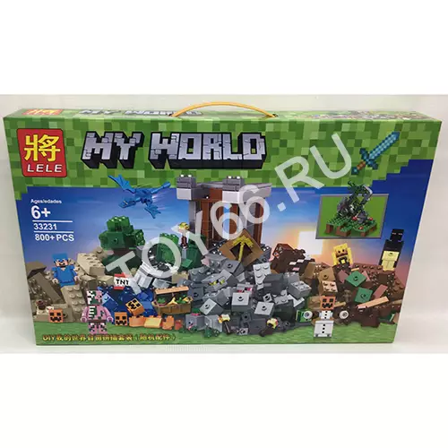 Конструктор Герои из кубиков 800 дет. 33231