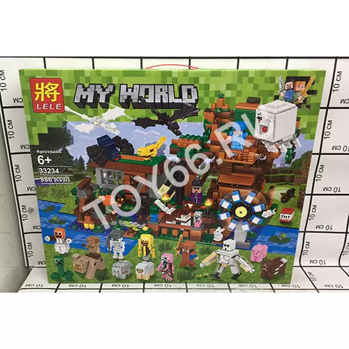 Конструктор Герои из кубиков 986 дет. 33234