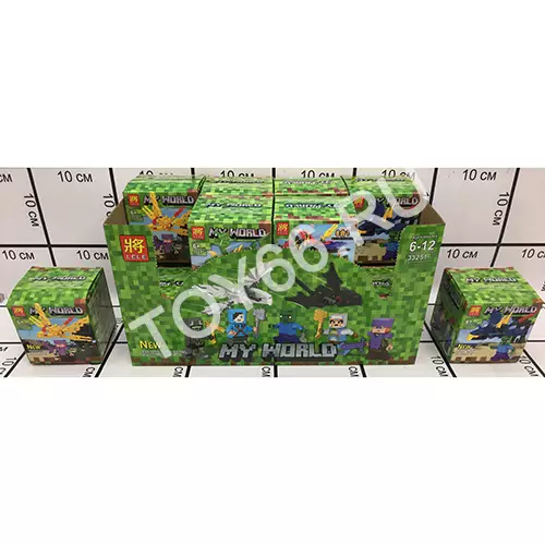 Конструктор Герои из кубиков 16 шт. в блоке 33251