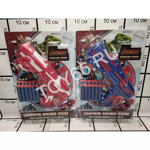 Бластер с мягкими пулями Супергерои 3375