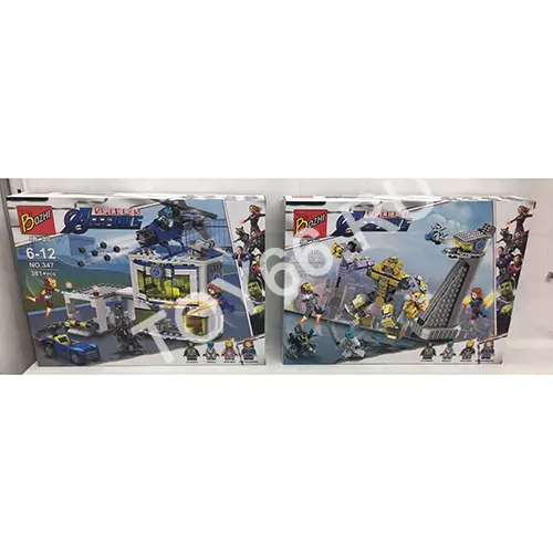 Конструктор Супергерои 341-348