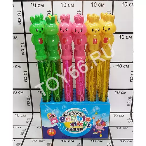 Мыльные пузыри 24 шт в блоке 372