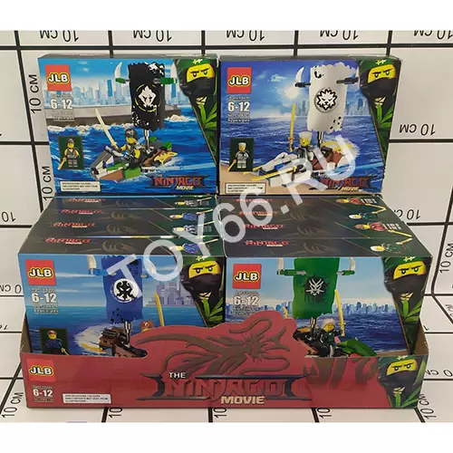 Конструктор Ниндзя 12 шт в блоке 3D65-1-6H