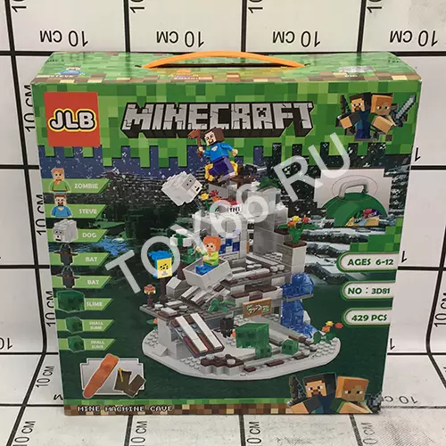 Конструктор Герои из кубиков 429 дет. 3D81