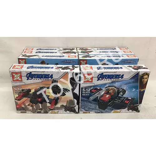 Конструктор Супергерои 8 шт.в блоке 4014 Конструктор Супергерои 8 шт.в блоке 4014