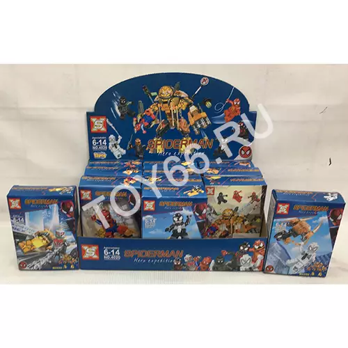 Конструктор Супергерои 12 шт. в блоке 4020