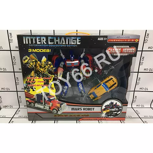 Робот трансформер набор с машинкой 4083