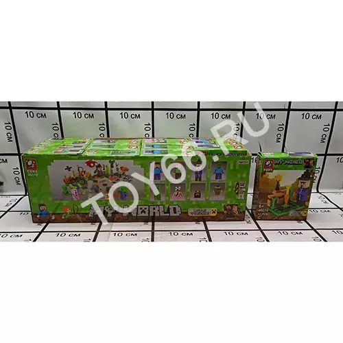 Конструктор Герой из кубиков 16 шт в блоке 46070