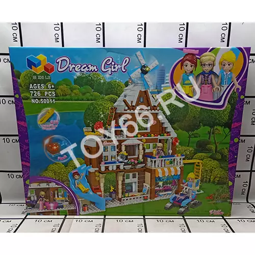 Конструктор для девочек 726 дет. 50011