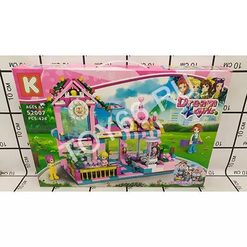 Конструктор для девочек Кафе 424 дет. 52007