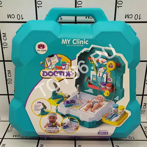 Набор Доктора в Кейсе с пупсом 555-BX040