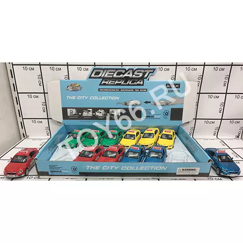 Модельки (металл) 12 шт. в блоке 612CD