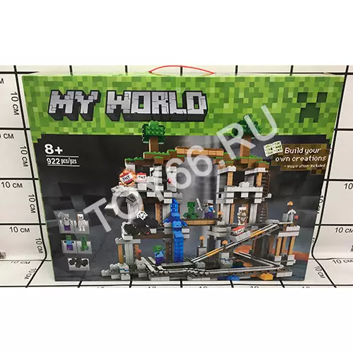 Конструктор Герои из кубиков 922 дет 63020