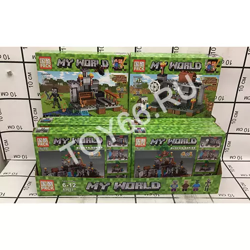 Конструктор Герои из кубиков 8 шт. в блоке 63033