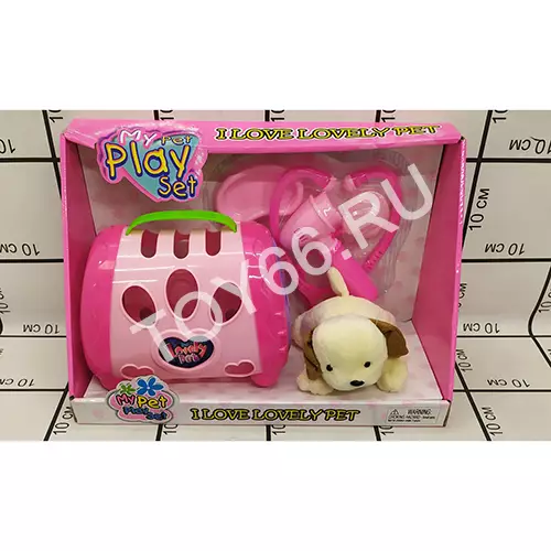 Щенок в чемодане с набором доктора 632