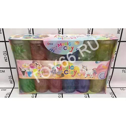 Лизун в колбах 6 шт. в блоке 6345-10