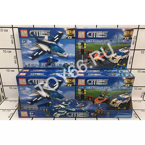 Конструктор Город 8 шт. в блоке 65003 Конструктор Город 8 шт. в блоке 65003