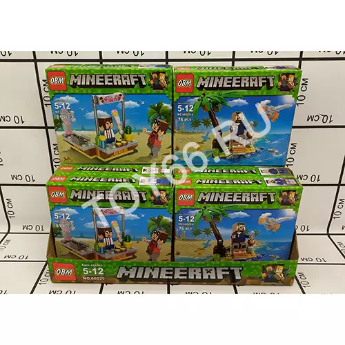 Конструктор Герои из кубиков 8 шт. в блоке 66029