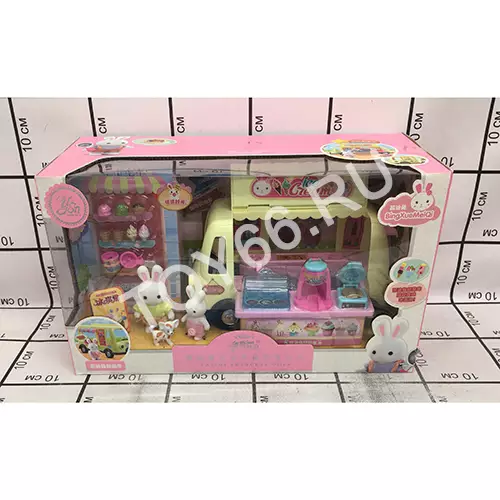 Счастливая семья Автобус с мороженым набор 6623